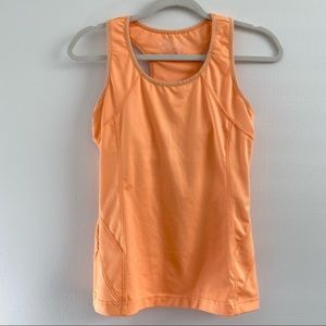 4/$25 Tek Gear Racerback Activewear Scope Neck Tank in Orange size Medium Sports